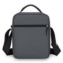1pc Vertical Business Men's Crossbody Bag, Summer Casual Travel Shoulder Bag, Daily City Commute Small Square Bag, Phone Bag, Anti-Theft, EDC Sling - Crossbody Bag - View 5
