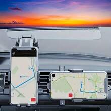 360° Adjustable Suction Cup Car Phone Mount, Stable Dashboard Windshield Cell Phone Holder, Universal Auto Smartphone Cradle For GPS Navigation, Compatible With All Mobile Phones - A - View 4