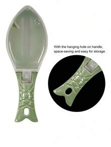 1pc Manual Fish Scale Remover With Lid, Fish Scale Scraper, Kitchen Fish Scale Peeler, Fish Scale Removal Tool, Kitchen Fish Processing Tool - View 10