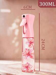 Floral Pattern Transparent PET Refillable Travel Spray Bottle - Multi-Purpose Fine Mist Spray Bottle, Suitable For Travel, Business Trips, Makeup Remover Dispensing; Reusable With Continuous Spray Function, Widely Used For Hair Styling, Cleaning, Plant Care And Facial Moisturizing - Multicolor - View 12