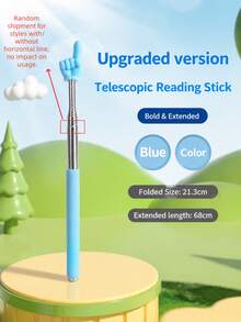 2/1pc Practical Random Bright Color Retractable Stainless Steel Pointer, Rust-Proof Lightweight Telescopic Guide Rod, Suitable For Teaching, Drawing, School, Office And Home Educational Supplies, Teacher's Day Gift, School Supplies, Teacher - Multicolor - View 16