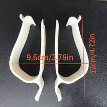 2pcs Toilet Seat Fixing Clips, Universal Toilet Seat Reinforcement Tool, Suitable For Loose Or Wobbly Toilet Seats, Keeps Toilet Seat Stable And Level - One Size Fits All - View 2