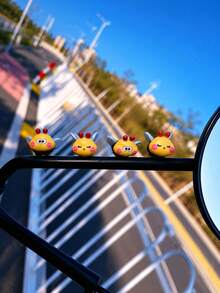Cute Little Bee Car Dashboard Decoration (2pcs Or 4pcs Set) - Cartoon Motorcycle Style Decorative Accessories - A - View 5