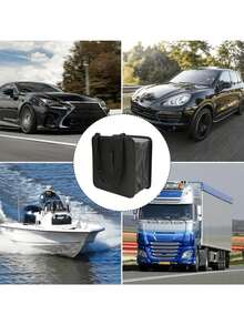 Waterproof Black Trash Can - Hanging Armrest Trash Bin, Suitable For Car Interior - Fits All Car Models - Multi-Functional Practical Car Storage Bag - A - View 4