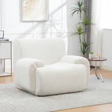 Chaise Lounges - 象牙色 + 雪尼爾 + 1 個座位 - 查看 9
