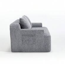 Modular Sofa Grey 2 Seat - Memory Foam Cloud Chair - 灰色雙座 - 查看 11