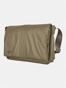 Adidas Originals Tas Selempang Empuk Unisex ORIGINALS MATERIAL MIX, Tas Selempang Olahraga Portabel Empuk, Tas Bahu Kapasitas Besar 34cm*24cm*10cm KW1275 - Khaki - View 3