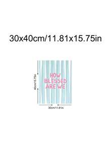 1件 God Moment 美麗基督教牆面藝術印刷品 聖經藝術 How Blessed Are We 靈修裝飾 臥室裝飾 客廳裝飾 宿舍裝飾 牆面藝術 牆面裝飾 家居裝飾 房間裝飾 畫布牆面藝術 海報 有框牆面藝術 可選相框 - 1PCS - 查看 29