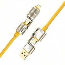 Kabel Pengisian Cepat USB 4-in-1 Kompatibel dengan iPhone dan Ponsel Lainnya, Antarmuka USB Tipe-C, Kabel Pengisian Tablet, Mendukung Pengisian Daya Tablet dan Ponsel, Antarmuka USB Tipe-C, Ringkas dan Portabel, Transfer Data Kecepatan Tinggi, Pengguna Smartphone, Pengguna Multi-Perangkat, Solusi Pengisian Daya Harian - MultiWarna - View 10