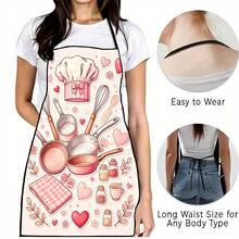 這款 1 件裝烹飪圍裙輕微防水、耐用且高度實用，非常適合居家烘焙、烹飪、燒烤和派對使用。它是廚房必需品，也是溫馨的居家禮物，適合送給家人和朋友的完美聖誕禮物。 - 彩色 - 查看 2