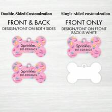 Ombre Glitter Collection - Personalized Pet Tags, Dog Tags For Dogs, Cat Tags (Not Actual Glitter, Design Is Printed On Tag) - Multicolor - View 9