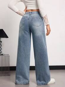 CHILAM Women Jeans - Medium Wash - View 2