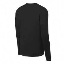 Spiro Ladies/Womens Sports Quick-Dry Long Sleeve Performance T-Shirt - Black - View 2