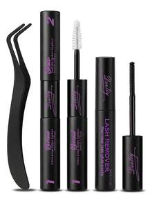 Desliy 2-In-1 Eyelash Glue & Sealer (Bonding & Sealing) Waterproof Strong Fast-Drying Long-Lasting Invisible, Suitable For DIY Eyelash Extensions/Beginner Eyelash Glue Eyelash Adhesive - Black - View 6