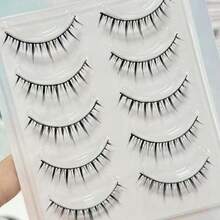 Girl Group Eyelash Fairy Korean Style Single Piece Full Strip False Eyelashes, Black Stem, Matching Eyeliner, Fine And Defined Strands, Clear Upper Lashes - Multicolor - View 6