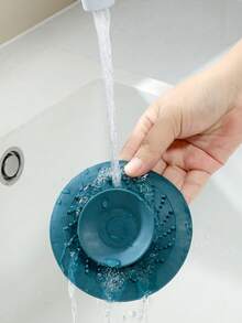 5pcs Silicone Drain Stoppers, Multi-Functional Floor Drain, Suitable For Bathroom Sink, Bathtub And Kitchen Drain, Effectively Clear Hair, Grease And Other Blockages 1/3/5pcs - Multicolor - View 10