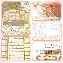 Premium Craft Version Landscape Stickers, DIY Educational Sticker Art, Comprehensive Scene Stickers With Characters / Animals / Plants / Houses, Interactive Educational Stress Relief Handmade Toy, 3D Visual Landscape Stickers. - Landscape Stickers - View 3
