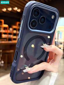 KOOLIFE 奢華防震防摔磁吸 3 合 1 色塊透明壓克力 Apple 手機殼，適用於 Phone18pro/18pro Max/17ProMax、16ProMax、15ProMax、14ProMax、13ProMax、17Pro、16Pro、15Pro、14Pro、13Pro、17、16、15、14、13/11/12pro Max；適合春季週年禮物、生日禮物、畢業禮物、男友/女友生日禮物，男女皆宜 - 寶藍色 - 查看 10