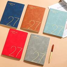 A5 Planner Notebook Time Management Efficiency Manual Calendar Weekly Planner Self-Discipline For Planners Notes Daily Diary - Multicolor - View 2