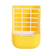 Soporte de Heno para Conejo + Tazón de Comida 2 en 1, Fijo para Evitar Volcamiento, Herramienta de Alimentación de Heno para Conejo, Suministros para Mascotas - D - Ver 9