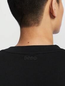 Nike Premium Men's Crew Neck Thin Fleece Sports Letter Sweatshirt IB5450-010 - IB5450-010 - View 4