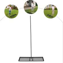 HYYKJ-US Lawn Leveling Rake 180 Degrees Rotation Black Lawn Leveler Tool Lawn Leveling Rake Handle Lawn Leveler For Yard Garden Golf Course, Ease Level Soil Sand Dirt Surfaces - YLNXM7-000200=Black - View 4