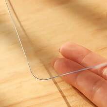 1.0mmTransparent Surface Decorative Mat Protector For Cupboard Workbench Desk Dining-Table TV-Stand Dresser Bar Counter - Transparent - View 12