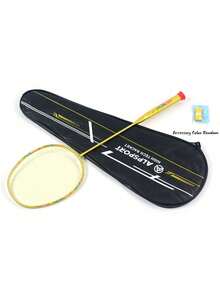 BBQ 1 st badmintonracket i full kolfiber med gratis väska, 8U G5, upp till 30 lbs, professionell racket för träning och tävling, försträngd, ultralätt känsla, för män och kvinnor - Multifärgad - Visa 13
