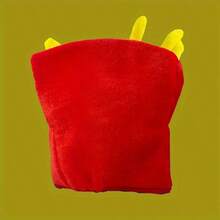 1pc Cartoon Funny French Fries Hat, Novel Food-Shaped Prop, Fun Gift, Suitable For Party, Beach, Summer Cosplay Accessory, Unisex Adult - Multiple Styles - View 6
