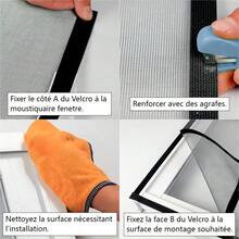 Anti-Mosquito Screen Mesh, Self-Install Hook And Loop Screen, Household Self-Adhesive Window Screen, Simple Invisible Screen Curtain - Style - View 5