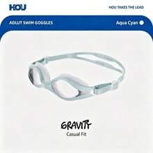 Adult Swimming Goggles Anti-Fog Swimming Training Glasses 3D Leak-Proof Soft Silicone Seal Waterproof Swimming Goggles Unisex For Pool And Open Water Swimming - Azure Blue - View 11