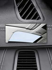 1pc Car Sun Visor Makeup Mirror, Car Rearview Mirror, Ultra-Thin Elastic Strap High Definition Makeup Mirror, Women's Car Accessories, Car Parts (This Product Does Not Include Light) - Sun Visor Mirror - View 3