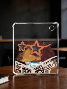 1pc Gold Puppy Reading Newspaper Pattern Transparent Anti-Fall Full Coverage Soft Silicone Protective Case Compatible With Kindle 11th Gen 2022/Kindle Paperwhite 12th Gen 2024/Kindle Colorsoft Signature Edition, Clara Colour/Bw/2E - Multicolor - View 22