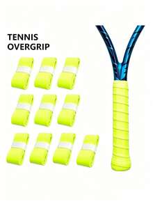 3/5/10pcs Super Comp Racquet Tennis Grip Tape, Anti-Slip Wear-Resistant Absorbent Overgrip, Outdoor Training Replacement Grip, Universal Padel, Badminton, Tennis Racket Sports Accessories - Multicolor - View 22