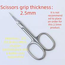 6pcs/5pcs/4pcs/3pcs/2pcs/1pc Upgraded Portable Multi-Function Stainless Steel Cuticle Cutter Set, Manicure Set, Exfoliating Scissors, Sharp Curved Design, Suitable For Trimming Eyebrows, Nose Hair, Eyelashes, Removing Dead Skin, Exfoliating Hand And Foot Care Beauty Tools, Manicure Supplies, Essential For Students Back To School Dormitory, Travel Essentials, Manicure Salon Supplies (3.0mm Thickness, Sharper, Better User Experience) - Multicolor - View 11