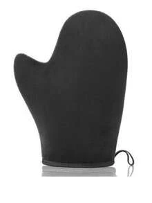 2/1pc Self-Tanning Gloves, Unisex Thumb-Covering Tanning Mitts, Suitable For Applying Body Lotion, Sunscreen, Self-Tanning Oil, Soft Waterproof Reusable Double-Sided Flocked Tanning Gloves, Body Scrub, Bath Gloves - Multicolor - View 6
