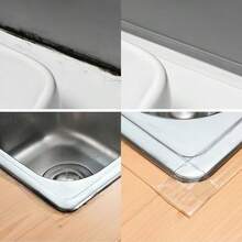 1 捲防霉馬桶接縫膠帶，自黏防水密封膠帶，適用於廚房、浴室洗手台，貼紙、牆貼、乙烯基貼花，家居裝飾，春季裝飾用品，讓您的家煥然一新，Rama 裝飾貼紙 - 彩色 - 查看 6