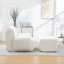 Chaise Lounges - 象牙色 + 雪尼爾 + 1 個座位 - 查看 8