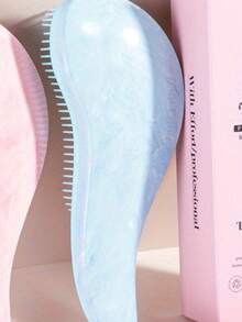 1pc Magic Detangling Comb Boxed 4 Colors Anti-Static Massage Hair Brushes Air Cushion Hairbrush Comb Festival Gift Box Comb - A - View 14
