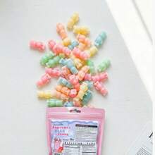 Gummy Glow [Ends Soon]12Oz Fruity Bear Wax Candy - 5 Flavors (Pineapple, Blueberry, Green Apple, Strawberry, Mango)Jam Filled-Fun Shapes &Frozen ASMR,Football Watch Party Snack.Novelty Vintage Treats, Parties & Gifts - 12盎司 - 查看 4