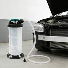 InSyoForeverEC Aspiratore di liquidi manuale da 5,3 L, cambiator d'olio, pompa aspirante per olio, pompa aspirante per liquidi con 4 tubi per auto, motociclette, tosaerba - A - Visualizzare 4