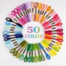 150/100/50 Colors Embroidery Thread, Colorful Cross Stitch Thread, Embroidery Thread Set, Embroidery Beginner DIY Handmade Kit - A - View 6