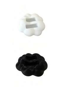 1個可愛雲朵遙控器收納盒，現代設計，省空間媒體收納組，適用於電視、DVD、藍光、音響和遊戲主機遙控器，客廳或臥室美觀塑料收納盒 - 彩色 - 查看 13