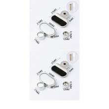 2-4PcsMirror Glass Clips Mirror Wall Holder Clips Mirror Glass Hanging Bracket Glass Mounting Round Clips In Bathroom Mirror Fix Kit Set - A - View 16