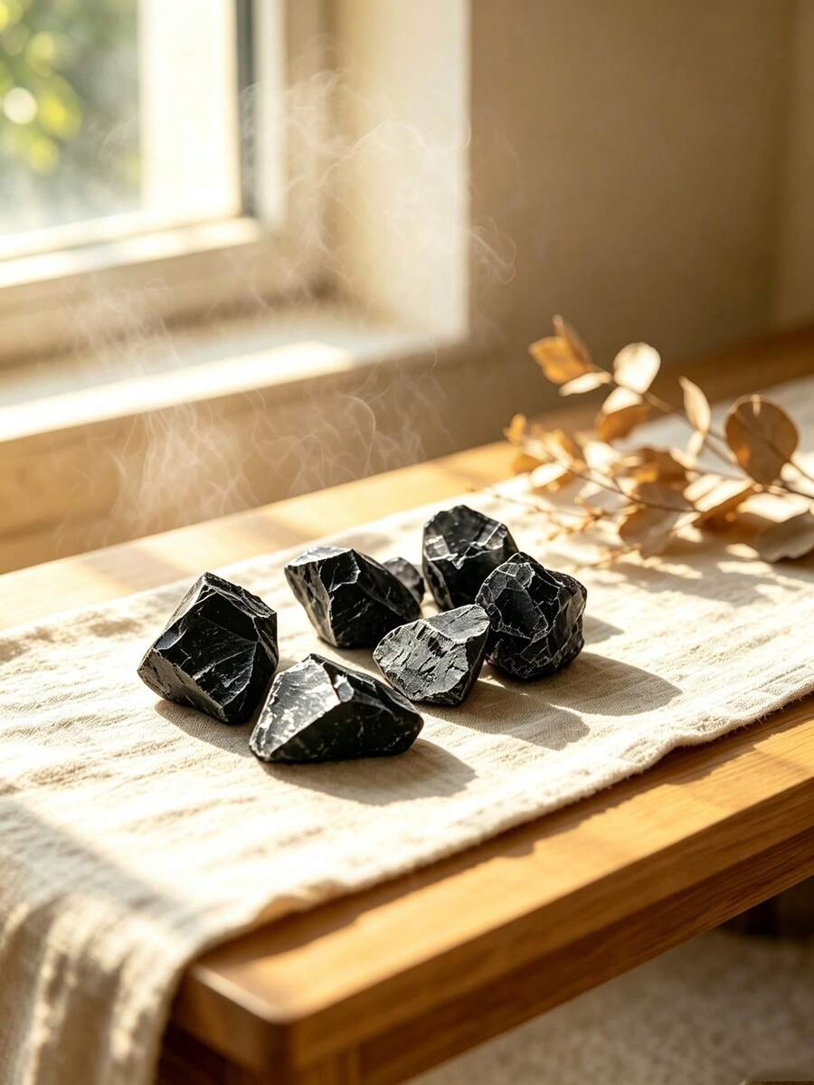 QYDCX 1/5/10 buah Batu Kristal Mentah Alami Tidak Beraturan, Obsidian Amethyst Pelangi Fluorite Batu Permata Penyembuhan, Spesimen Mineral untuk Dekorasi Diffuser Meditasi DIY - obsidian - View 1