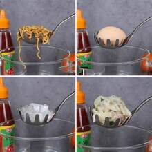 Cucchiaio per pasta in acciaio inossidabile con manico ergonomico, lunghezza 24 cm, 1 pezzo - Visualizzare 5