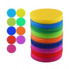 4 Inch Carpet Spot Markers, Fixed Multi-Color Round Dots For Classroom Seating, Suitable For Games And Teachers (6 Colors), Back To School - A - View 11