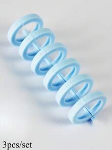 3pcs/Set Color Loose-Leaf Plastic Binding Ring Spring Spiral Rings A4 A5 Paper Notebook Stationery Binding Clip - Loose-leaf Clips - View 6