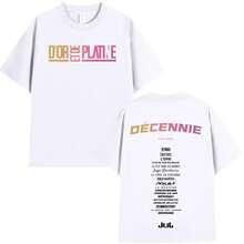 Camiseta gráfica del rapero Jul para hombre y mujer, ropa de moda Hip Hop, camiseta casual de alta calidad, algodón, manga corta, estilo oversize - Color 16 - Ver 4