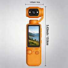 Portable Handheld Action Video Camera Camcorder 2026 Latest Model In Honey Orange HD Display 1 9 Inch 180 Degree Rotating Camera Automatic Focus Ultra Clear Night Shot For Beginners Portable Stylish Appearance For Shorts Filming P - View 3